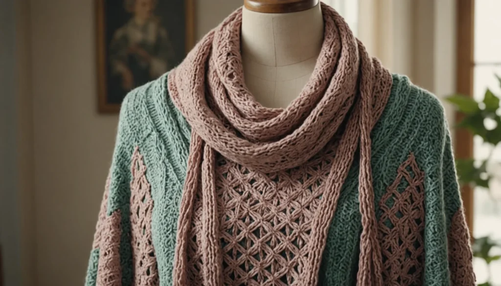 chale en tricot modele gratuit