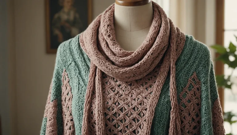 chale en tricot modele gratuit